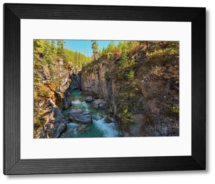 Framed Print : Tokumm Creek flows through the limestone and dolomite gorge in Marble Canyon Framed Print : Tokumm Creek flows through the limestone and dolomite gorge in Marble Canyon
