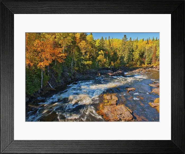 Framed Print : Wood Falls on the Manigotogan River Framed Print : Wood Falls on the Manigotogan River