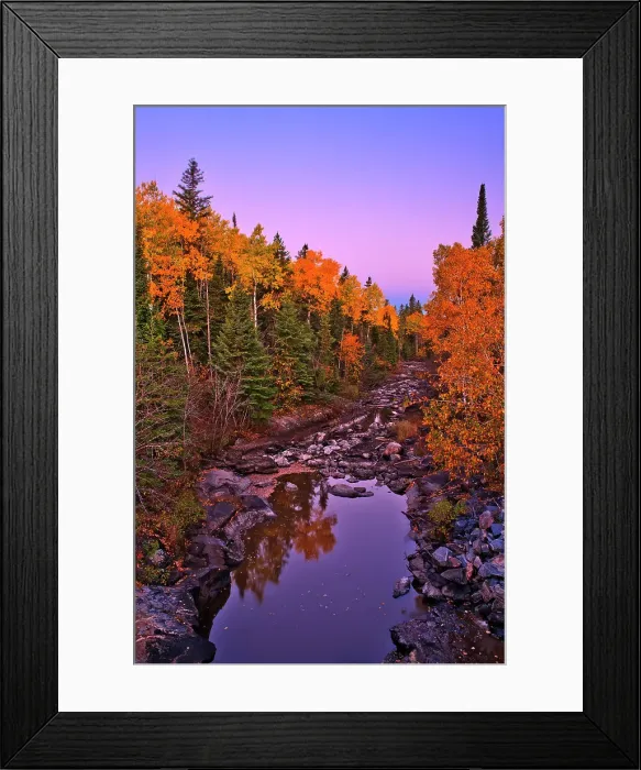 Framed Print : O'Hanley River at dawn Highway 304 near Manigotogan Manitoba, Canada Framed Print : O'Hanley River at dawn Highway 304 near Manigotogan Manitoba, Canada