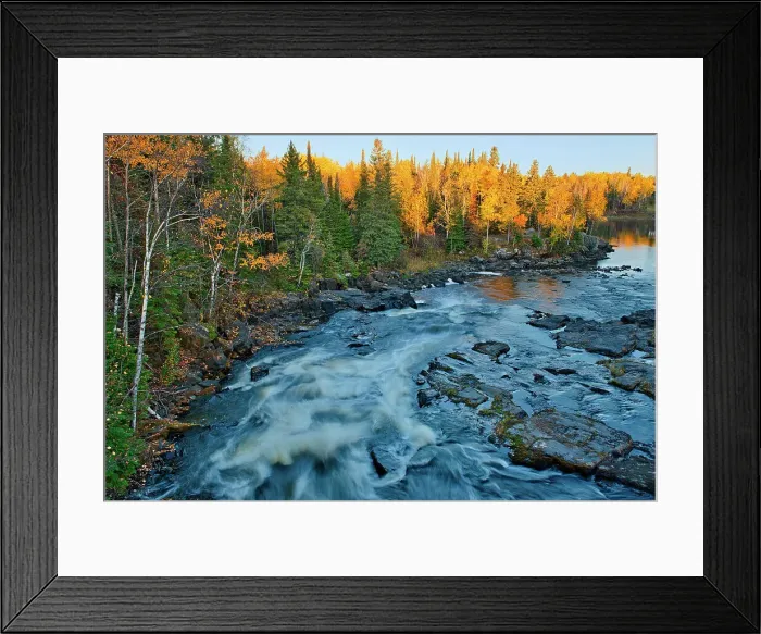 Framed Print : Wood Falls on the Manigotogan River Highway 304 near Manigotogan Manitoba, Canada Framed Print : Wood Falls on the Manigotogan River Highway 304 near Manigotogan Manitoba, Canada