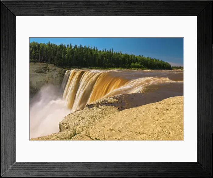 Framed Print : Hay River at Alexandra Falls on the Waterfalls Route (Highway) (Mackenzie Highway) Twin Falls Gorge Territorial Park, Northwest Territories, Canada Framed Print : Hay River at Alexandra Falls on the Waterfalls Route (Highway) (Mackenzie Highway) Twin Falls Gorge Territorial Park, Northwest Territories, Canada