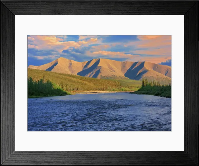 Framed Print : Ogilvie River and Ogilvie Mountains on the Dempster Highway near Elephant Rock (KM 220) Dempster Highway, Yukon, Canada Framed Print : Ogilvie River and Ogilvie Mountains on the Dempster Highway near Elephant Rock (KM 220) Dempster Highway, Yukon, Canada
