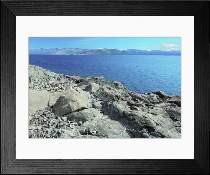 Framed Print : Kluane Lake and rocky shoreline Kluane National Park, Yukon, Canada Framed Print : Kluane Lake and rocky shoreline Kluane National Park, Yukon, Canada