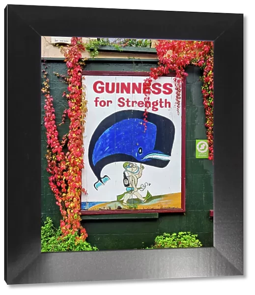 Guinness for strength Advert, Kinsale, County Cork, Ireland
