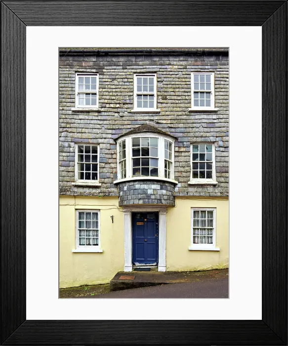 Framed Print : Traditional House, detailed view, Kinsale, County Cork, Ireland Framed Print : Traditional House, detailed view, Kinsale, County Cork, Ireland