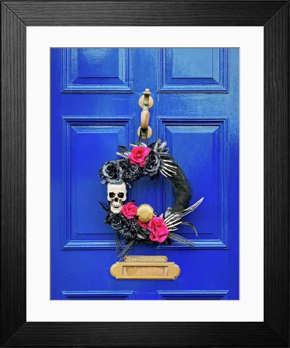 Framed Print : Halloween Wreath, Kinsale, County Cork, Ireland Framed Print : Halloween Wreath, Kinsale, County Cork, Ireland