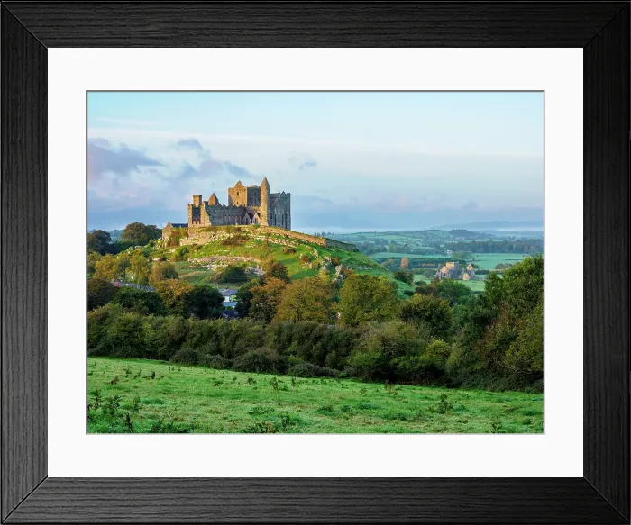 Framed Print : Rock of Cashel at sunrise, Cashel, County Tipperary, Ireland Framed Print : Rock of Cashel at sunrise, Cashel, County Tipperary, Ireland