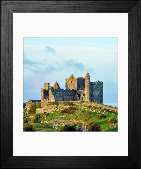 Framed Print : Rock of Cashel at sunrise, Cashel, County Tipperary, Ireland