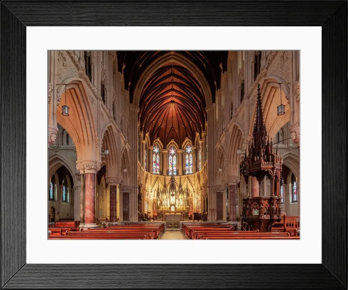 Framed Print : St. Colman's Cathedral, interior, Cobh, County Cork, Ireland Framed Print : St. Colman's Cathedral, interior, Cobh, County Cork, Ireland