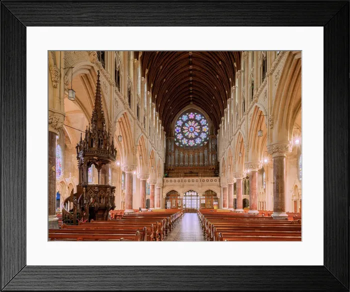 Framed Print : St. Colman's Cathedral, interior, Cobh, County Cork, Ireland Framed Print : St. Colman's Cathedral, interior, Cobh, County Cork, Ireland