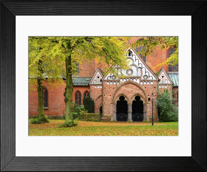 Framed Print : Detail of arches at Lubeck Cathedral in autumn, Lubeck, UNESCO, Schleswig-Holstein, Germany Framed Print : Detail of arches at Lubeck Cathedral in autumn, Lubeck, UNESCO, Schleswig-Holstein, Germany