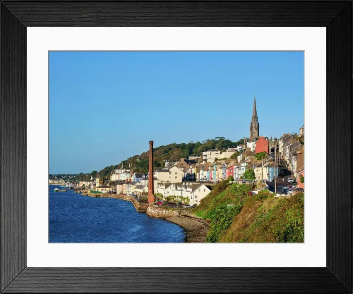 Framed Print : View towards the St. Colman's Cathedral, Cobh, County Cork, Ireland Framed Print : View towards the St. Colman's Cathedral, Cobh, County Cork, Ireland