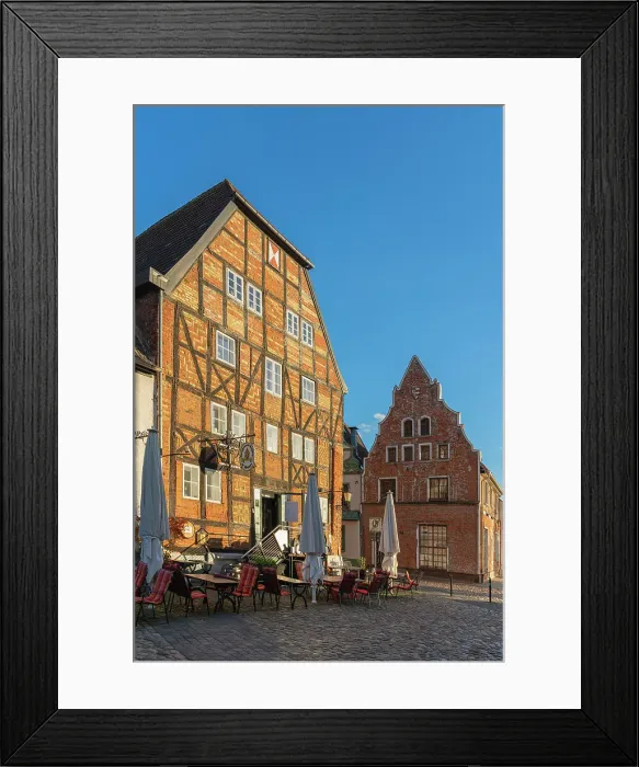 Framed Print : Brauhaus am Lohberg brewery, Wismar, UNESCO, Nordwestmecklenburg, Mecklenburg-Western Pomerania, Germany