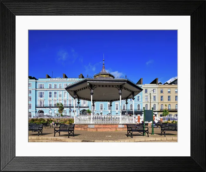 Framed Print : Band Stand at John F. Kennedy Park, Commodore Hotel in the background, Cobh, County Cork, Ireland Framed Print : Band Stand at John F. Kennedy Park, Commodore Hotel in the background, Cobh, County Cork, Ireland