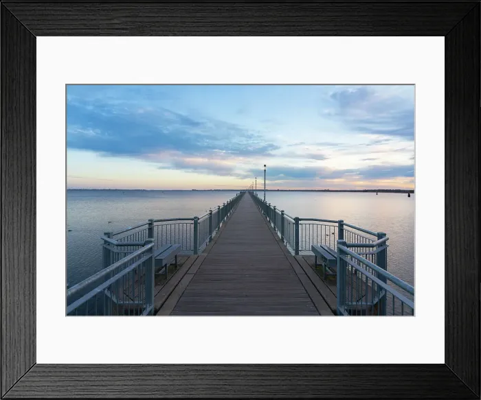Framed Print : Pier Wendorf at sunrise, Wismar, Nordwestmecklenburg, Mecklenburg-Western Pomerania, Germany Framed Print : Pier Wendorf at sunrise, Wismar, Nordwestmecklenburg, Mecklenburg-Western Pomerania, Germany