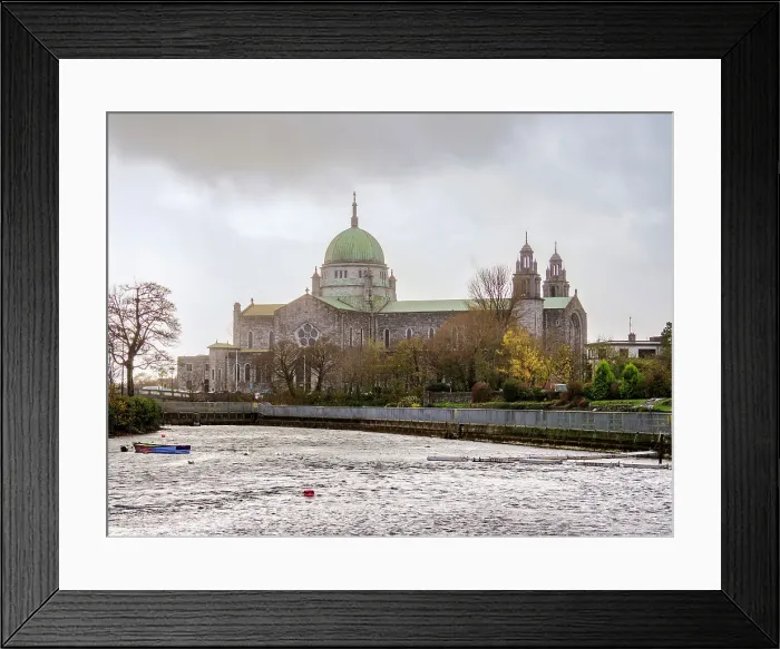 Framed Print : View over the River Corrib towards Galway Cathedral, Galway, County Galway, Ireland Framed Print : View over the River Corrib towards Galway Cathedral, Galway, County Galway, Ireland