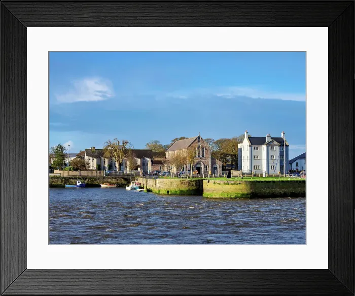 Framed Print : View over the River Corrib towards Claddagh Quay and St. Mary's Catholic Church, Galway, County Galway, Ireland, Church Framed Print : View over the River Corrib towards Claddagh Quay and St. Mary's Catholic Church, Galway, County Galway, Ireland, Church
