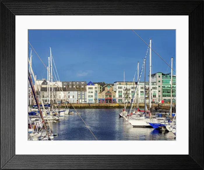 Framed Print : Galway Docks, Galway, County Galway, Ireland Framed Print : Galway Docks, Galway, County Galway, Ireland