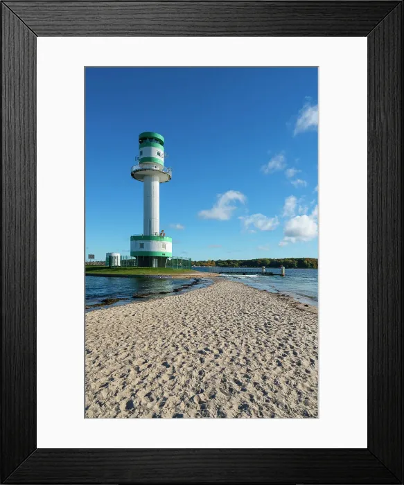 Framed Print : Sandy beach leading to Friedrichsort lighthouse, Kiel, Schleswig-Holstein, Germany Framed Print : Sandy beach leading to Friedrichsort lighthouse, Kiel, Schleswig-Holstein, Germany