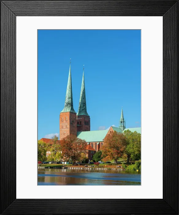 Framed Print : Lubeck Cathedral, Lubeck, UNESCO, Schleswig-Holstein, Germany Framed Print : Lubeck Cathedral, Lubeck, UNESCO, Schleswig-Holstein, Germany