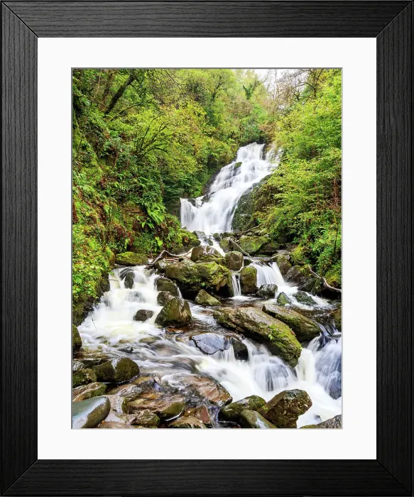 Framed Print : Torc Waterfall, Killarney National Park, County Kerry, Ireland Framed Print : Torc Waterfall, Killarney National Park, County Kerry, Ireland