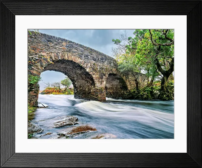 Framed Print : Old Weir Bridge, Killarney National Park, County Kerry, Ireland Framed Print : Old Weir Bridge, Killarney National Park, County Kerry, Ireland