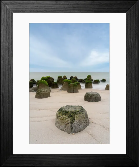 Framed Print : Tetrapods on beach, Hornum, Sylt, Nordfriesland, Schleswig-Holstein, Germany Framed Print : Tetrapods on beach, Hornum, Sylt, Nordfriesland, Schleswig-Holstein, Germany