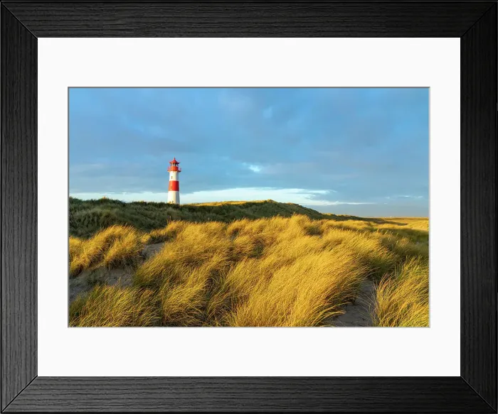 Framed Print : List-Ost lighthouse at sunrise, Ellenbogen, Sylt, Nordfriesland, Schleswig-Holstein, Germany Framed Print : List-Ost lighthouse at sunrise, Ellenbogen, Sylt, Nordfriesland, Schleswig-Holstein, Germany