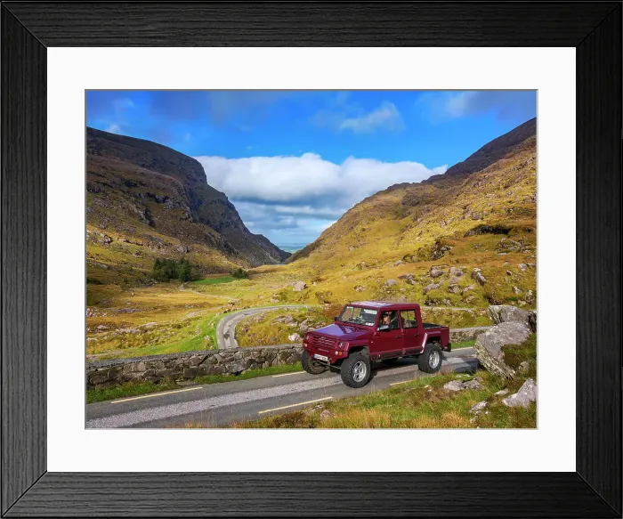 Framed Print : Gap of Dunloe seen from the Head, County Kerry, Ireland Framed Print : Gap of Dunloe seen from the Head, County Kerry, Ireland