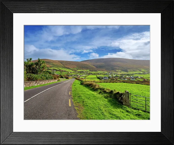 Framed Print : Slea Head Drive at Dunquin, Dingle Peninsula, County Kerry, Ireland Framed Print : Slea Head Drive at Dunquin, Dingle Peninsula, County Kerry, Ireland