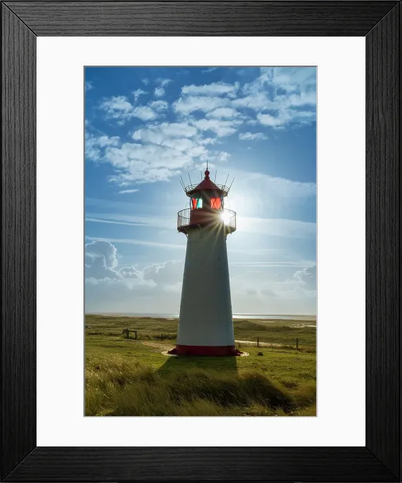 Framed Print : List-West lighthouse against sky, Ellenbogen, Sylt, Nordfriesland, Schleswig-Holstein, Germany Framed Print : List-West lighthouse against sky, Ellenbogen, Sylt, Nordfriesland, Schleswig-Holstein, Germany