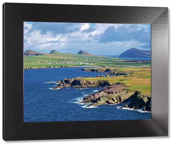 View from Clogher Head towards Three Sisters, Dingle Peninsula, County Kerry, Ireland