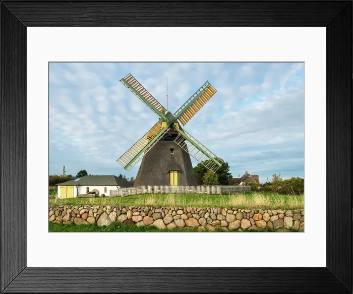 Framed Print : Amrum mill against sky, Nebel, Amrum island, Nordfriesland, Schleswig-Holstein, Germany Framed Print : Amrum mill against sky, Nebel, Amrum island, Nordfriesland, Schleswig-Holstein, Germany