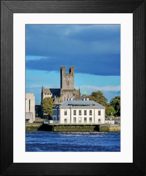 Framed Print : View over River Shannon towards Saint Mary's Cathedral, Limerick, County Limerick, Ireland Framed Print : View over River Shannon towards Saint Mary's Cathedral, Limerick, County Limerick, Ireland