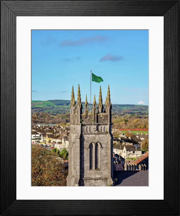 Framed Print : St. Munchin's Church, elevated view, Limerick, County Limerick, Ireland Framed Print : St. Munchin's Church, elevated view, Limerick, County Limerick, Ireland