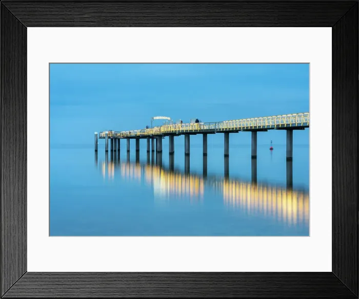 Framed Print : Niendorf Pier at twilight, Niendorf, Timmendorfer Strand, Ostholstein, Schleswig-Holstein, Germany Framed Print : Niendorf Pier at twilight, Niendorf, Timmendorfer Strand, Ostholstein, Schleswig-Holstein, Germany