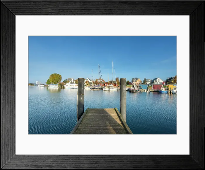 Framed Print : Pier in Niendorf harbor, Niendorf, Timmendorfer Strand, Ostholstein, Schleswig-Holstein, Germany Framed Print : Pier in Niendorf harbor, Niendorf, Timmendorfer Strand, Ostholstein, Schleswig-Holstein, Germany