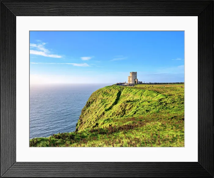 Framed Print : O'Brien's Tower, Cliffs of Moher, County Clare, Ireland Framed Print : O'Brien's Tower, Cliffs of Moher, County Clare, Ireland