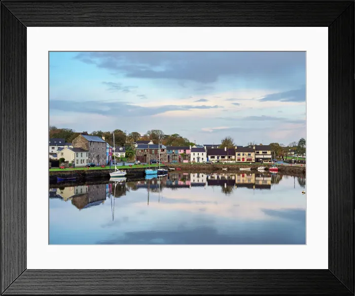 Framed Print : Port in Kinvarra, County Galway, Ireland Framed Print : Port in Kinvarra, County Galway, Ireland
