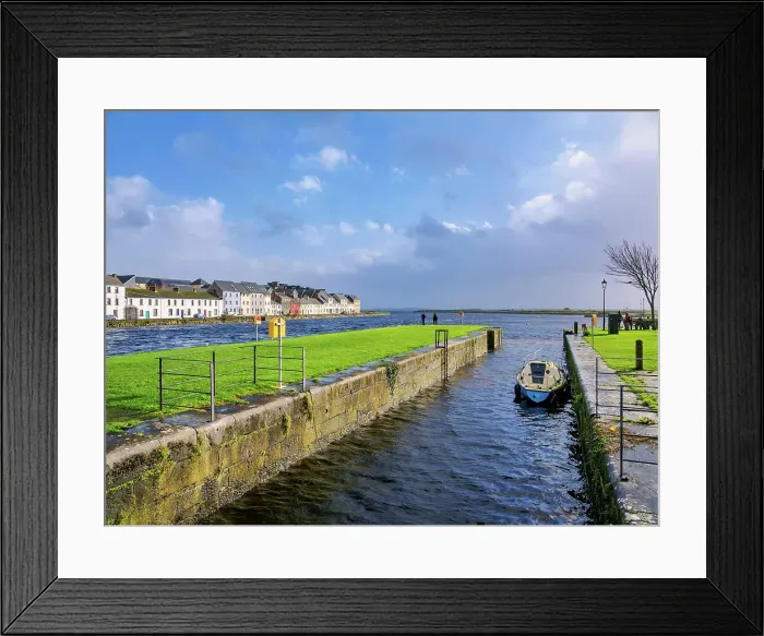 Framed Print : Eglinton Canal Sea Lock, Galway, County Galway, Ireland Framed Print : Eglinton Canal Sea Lock, Galway, County Galway, Ireland
