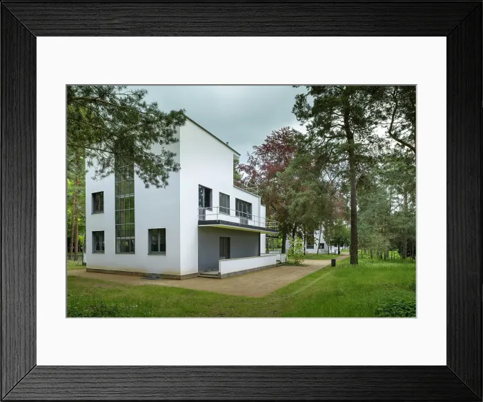 Framed Print : Bauhaus building - Masters Houses, UNESCO World Heritage Site Bauhaus Dessau, Dessau, Saxony-Anhalt, Germany, Europe Framed Print : Bauhaus building - Masters Houses, UNESCO World Heritage Site Bauhaus Dessau, Dessau, Saxony-Anhalt, Germany, Europe