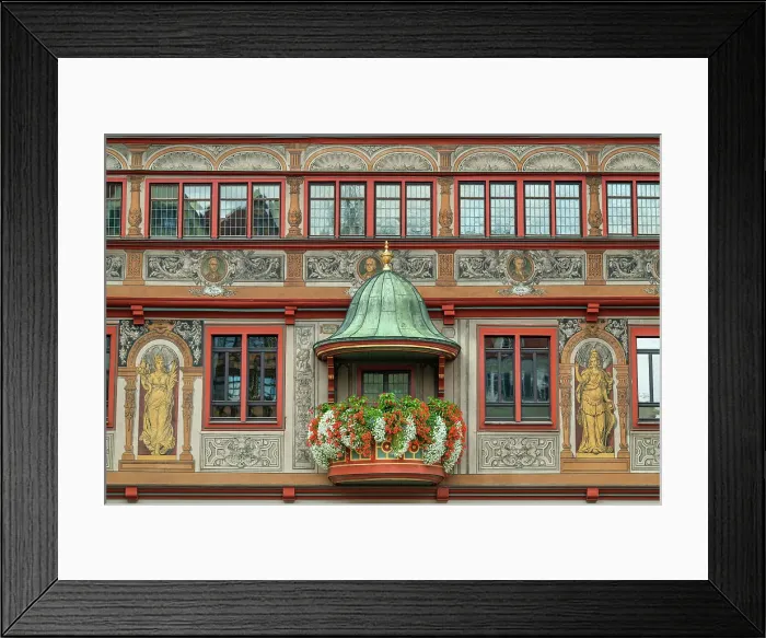 Framed Print : Traditional Building, Tubingen, Baden-Wurttemberg, Germany Framed Print : Traditional Building, Tubingen, Baden-Wurttemberg, Germany