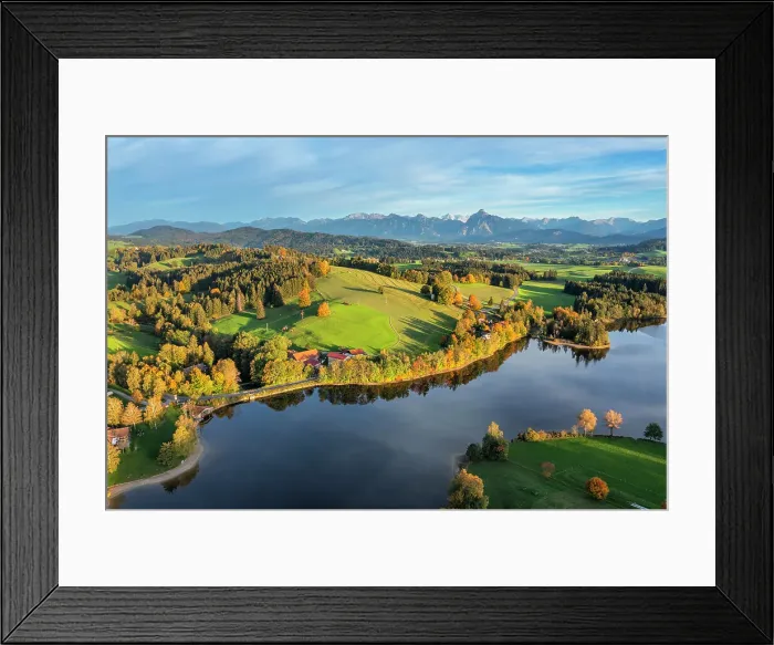 Framed Print : Schwaltenweiher Lake, Allgau Alps, Allgau, Bavaria, Germany Framed Print : Schwaltenweiher Lake, Allgau Alps, Allgau, Bavaria, Germany