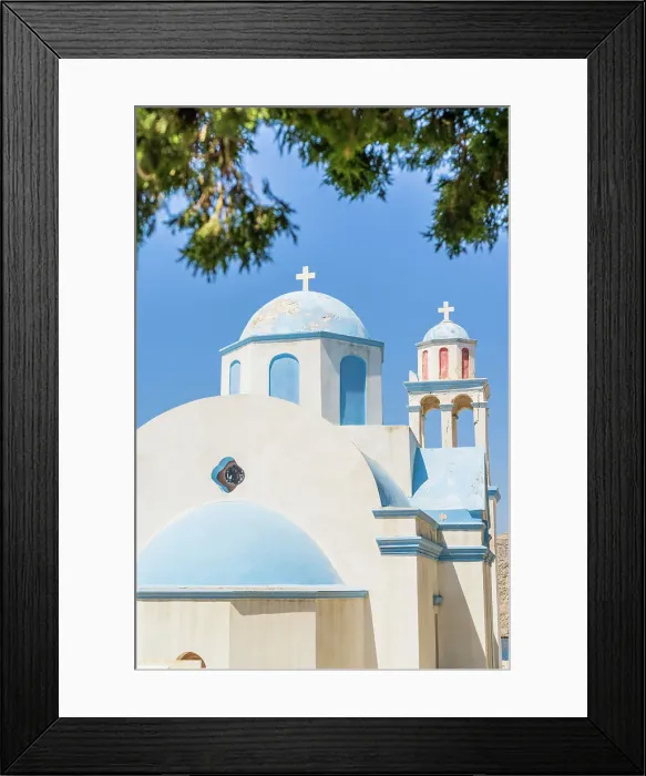 Framed Print : Agios Soulas Church, Halki, Chalki, Dodecanese Islands, Greece