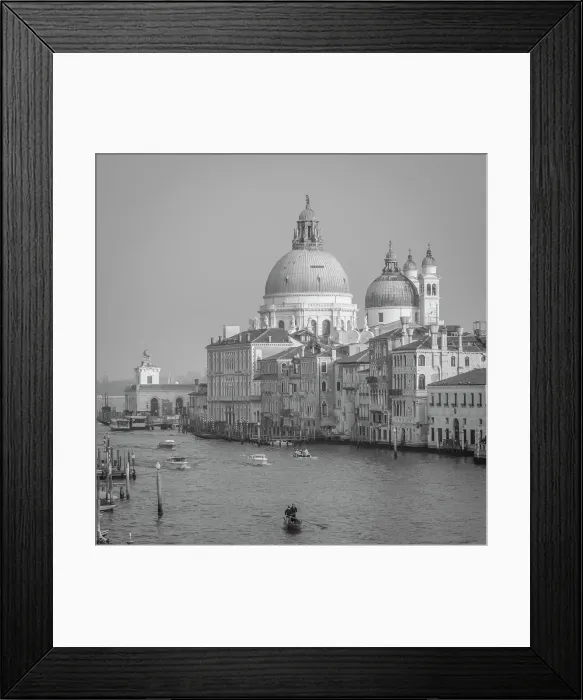 Framed Print : Basilica di Santa Maria della Salute on the Grand Canal, Venice, Veneto, Italy