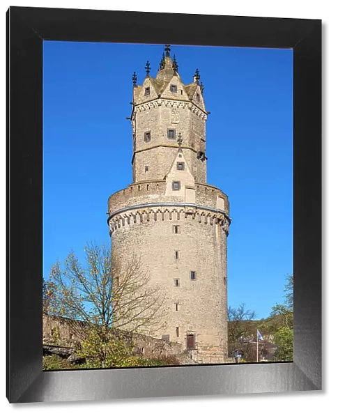 The round tower at Andernach, Eifel, Rhine valley, Rhineland-Palatinate, Germany