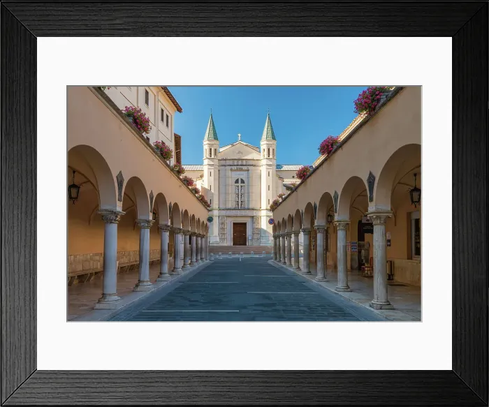 Framed Print : Monastery of St, Rita, Cascia, Umbria, Italy Framed Print : Monastery of St, Rita, Cascia, Umbria, Italy