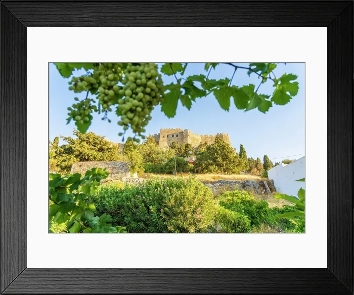 Framed Print : The Arcopolis of Lindos, Lindos, Rhodes, Dodecanese Islands, Greece Framed Print : The Arcopolis of Lindos, Lindos, Rhodes, Dodecanese Islands, Greece