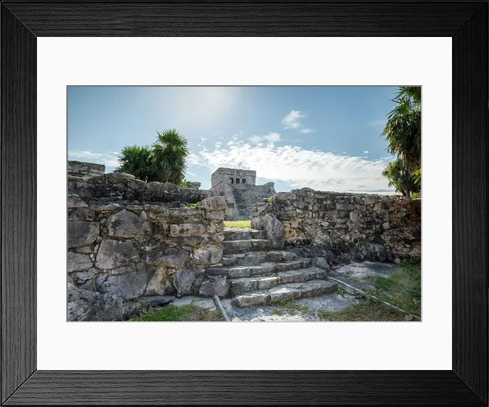Framed Print : Mayan temple ruins, Tulum, Yucatan peninsula, Mexico Framed Print : Mayan temple ruins, Tulum, Yucatan peninsula, Mexico