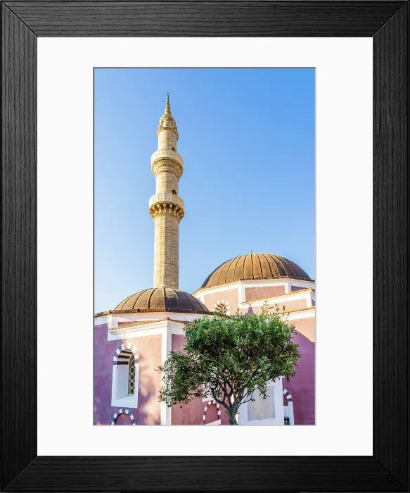 Framed Print : Mosque of Suleiman, Medieval city of Rhodes, UNESCO, Rhodes Old Town, Rhodes, Dodecanese Islands, Greece Framed Print : Mosque of Suleiman, Medieval city of Rhodes, UNESCO, Rhodes Old Town, Rhodes, Dodecanese Islands, Greece